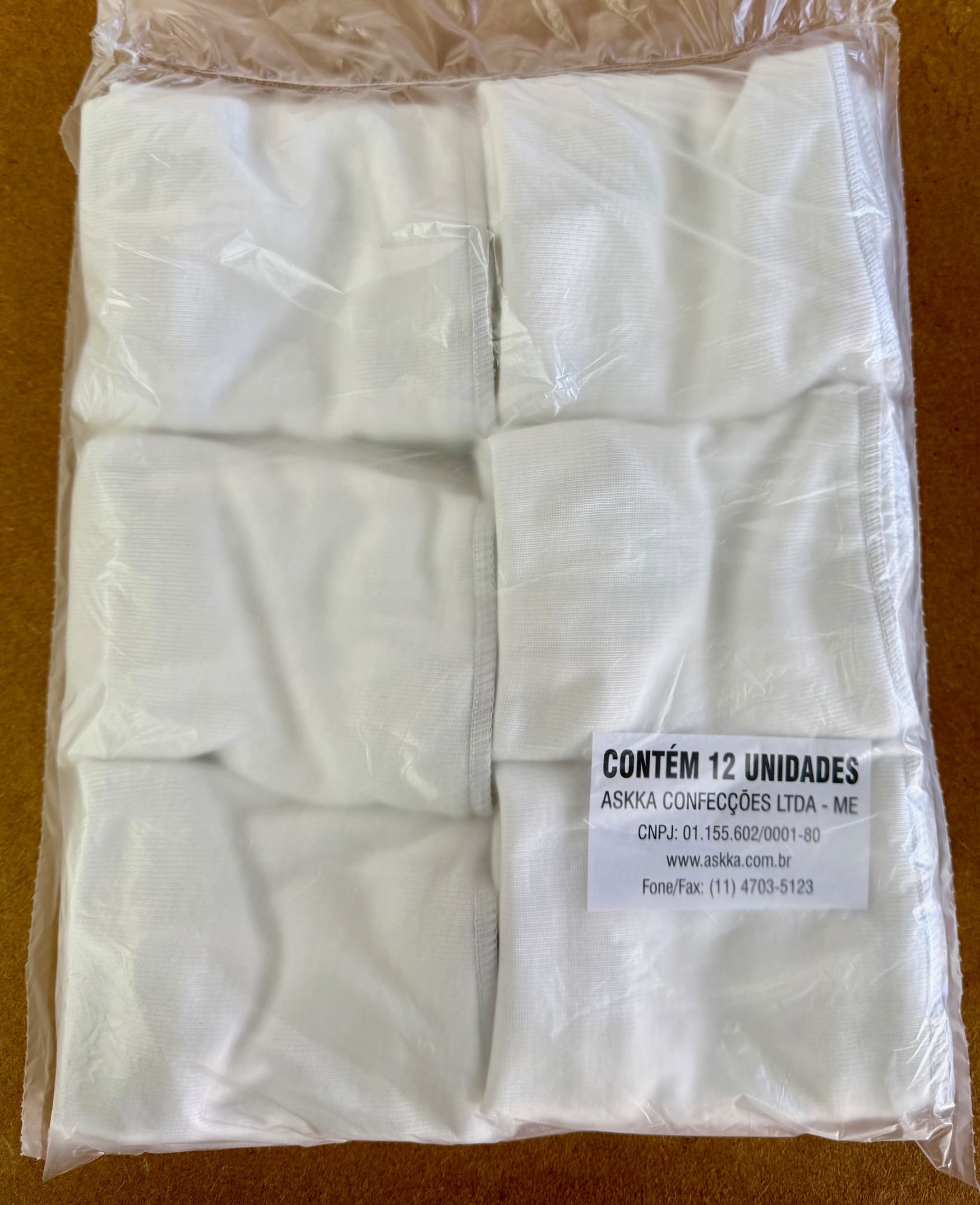 CALCINHA TRADICIONAL KIT 12 UN -POLIÉSTER