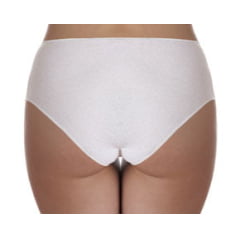 CALCINHA TRADICIONAL KIT 12 UN -POLIÉSTER